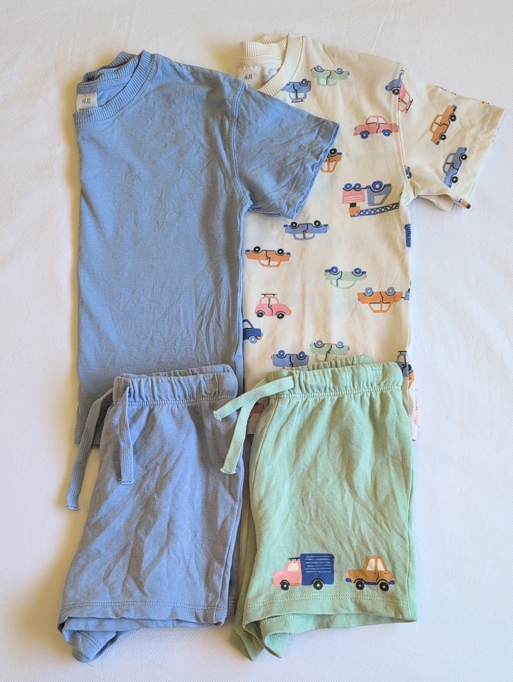 H&M Toddler Boys Summer Shorts & Tee Mix-and-Match Capsule 4 Pcs Lot Size 4T